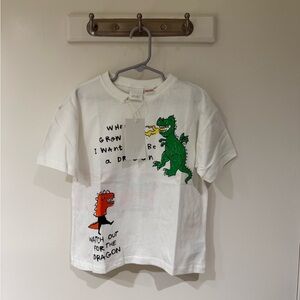 Zara Dinosaur Dragon Tee 6 Years NWT